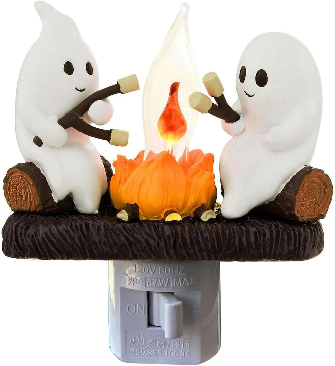 🎃👻💀 Halloween Ghost Campfire Nightlight✨