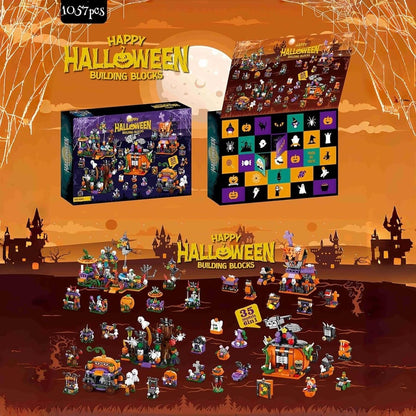 🎃Halloween Advent Calendar - DIY Building Blocks Assembly Kits