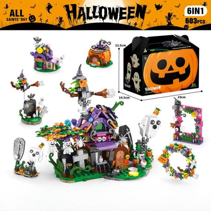 🎃Halloween Advent Calendar - DIY Building Blocks Assembly Kits