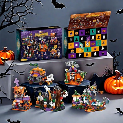 🎃Halloween Advent Calendar - DIY Building Blocks Assembly Kits