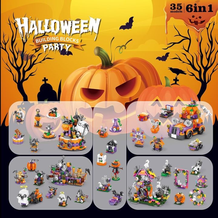 🎃Halloween Advent Calendar - DIY Building Blocks Assembly Kits