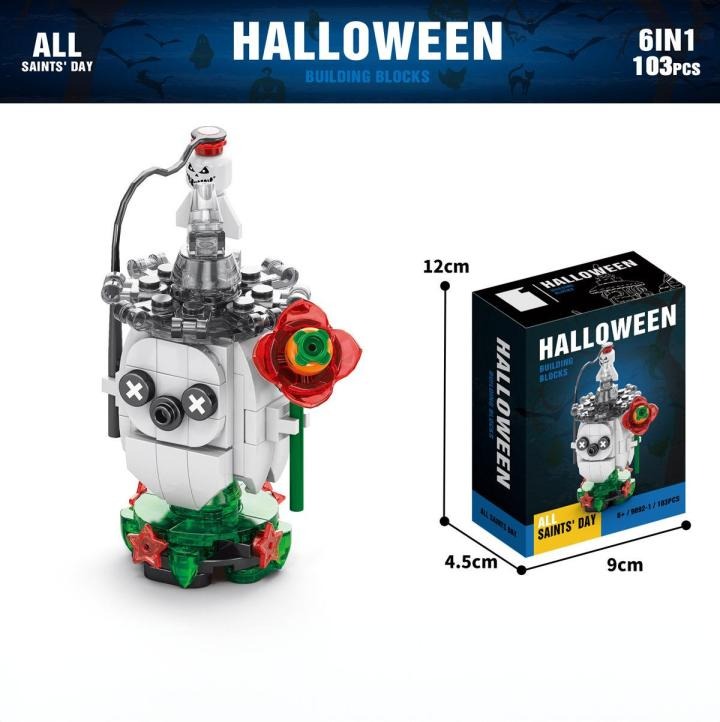 🎃Halloween Advent Calendar - DIY Building Blocks Assembly Kits